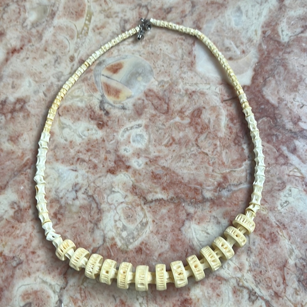 Venezuelan fish bone necklace